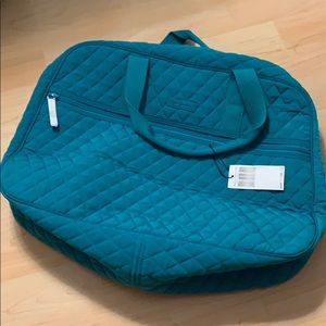 Medium travel bag in peacock blue Vera Bradley